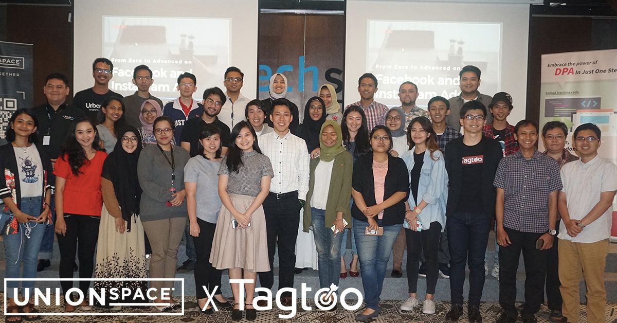 Tagtoo initiating Facebook Ads workshop with UnionSPACE for Indonesian entrepreneurs